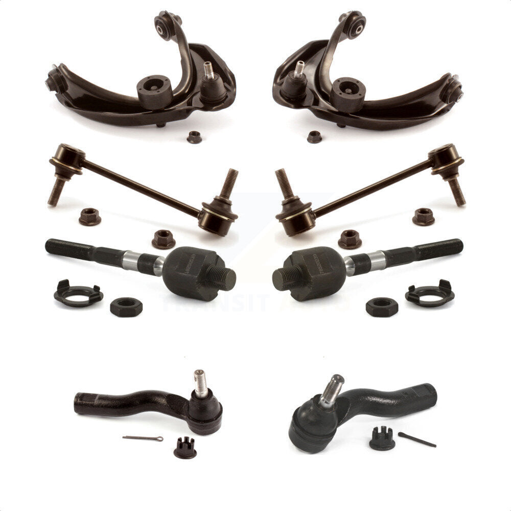 Front Suspension Control Arm And Ball Joint Assembly Steering Tie Rod End Stabilizer Bar Link Kit (8Pc) For 2010 Lincoln MKZ KTR-103681