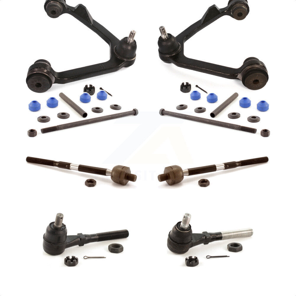 Front Suspension Control Arm And Ball Joint Assembly Steering Tie Rod End Stabilizer Bar Link Kit (8Pc) For 1998-2001 Ford F-150 4WD KTR-103682