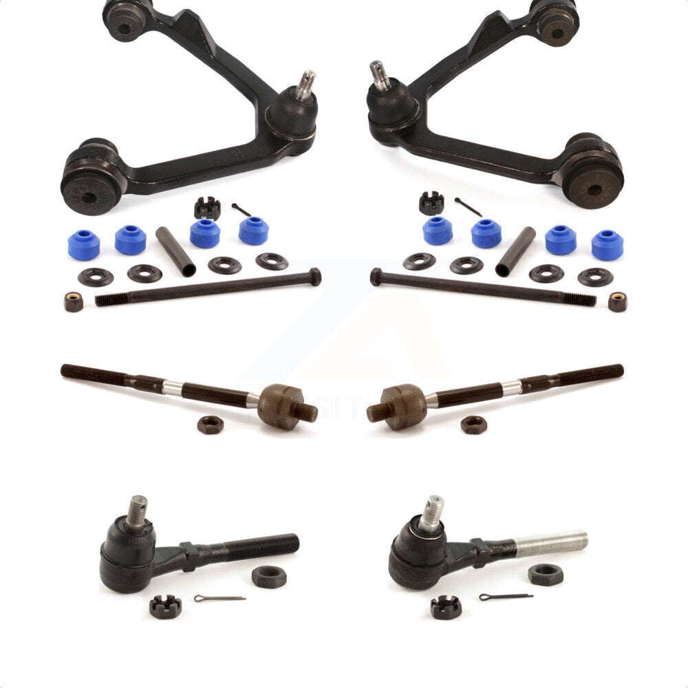 Front Suspension Control Arm And Ball Joint Assembly Steering Tie Rod End Stabilizer Bar Link Kit (8Pc) For 1998-2001 Ford F-150 4WD KTR-103683
