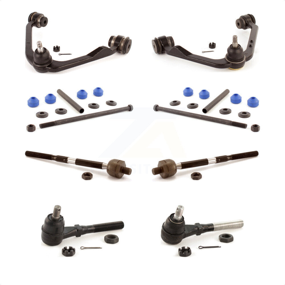 Front Suspension Control Arm And Ball Joint Assembly Steering Tie Rod End Stabilizer Bar Link Kit (8Pc) For 1998-2001 Ford F-150 RWD KTR-103684