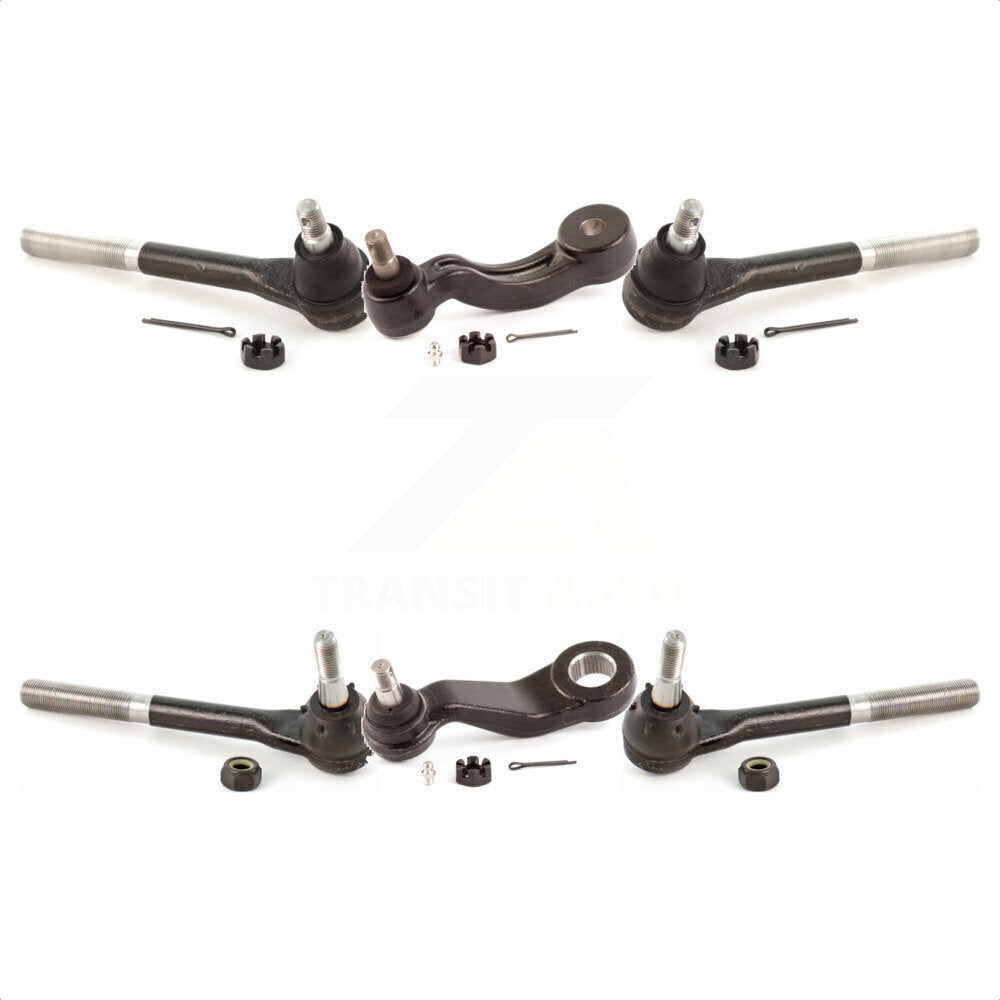 Front Steering Tie Rod End Ball Joints Idler Arm Pitman Kit For Chevrolet K1500 GMC Tahoe K2500 Suburban K3500 Yukon Cadillac Escalade Blazer Without Frame Bracket KTR-103955