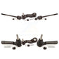 Front Steering Tie Rod End Ball Joints Idler Arm Pitman Kit For Chevrolet Silverado 1500 GMC Tahoe Sierra Suburban Yukon Avalanche XL Cadillac Classic Escalade ESV EXT Without Frame Bracket KTR-103957