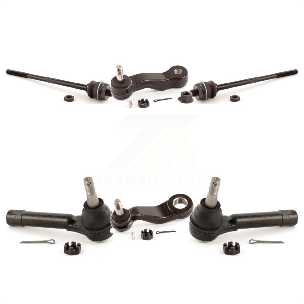 Front Steering Tie Rod End Ball Joints Idler Arm Pitman Kit For Chevrolet Silverado 1500 GMC Tahoe Sierra Suburban Yukon Avalanche XL Cadillac Classic Escalade ESV EXT Without Frame Bracket KTR-103957