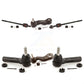 Front Steering Tie Rod End Ball Joints Idler Arm Pitman Kit For 2018-2019 GMC Savana 3500 2500 3 Groove Spline KTR-103958