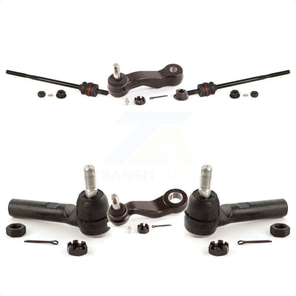 Front Steering Tie Rod End Ball Joints Idler Arm Pitman Kit For Chevrolet Express 3500 GMC Savana 2500 Without Frame Bracket KTR-103959