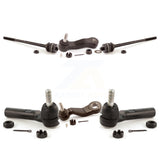 Front Steering Tie Rod End Ball Joints Idler Arm Pitman Kit For 2007-2007 Chevrolet Silverado 2500 HD Classic GMC Sierra 3500 1500 3 Groove Spline KTR-103962