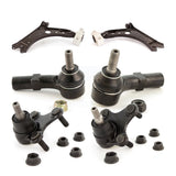 Front Suspension Control Arm With Tie Rod End And Ball Joint Kit (6Pc) For Volkswagen Jetta GTI Rabbit Golf Audi A3 Eos Quattro KTR-103980