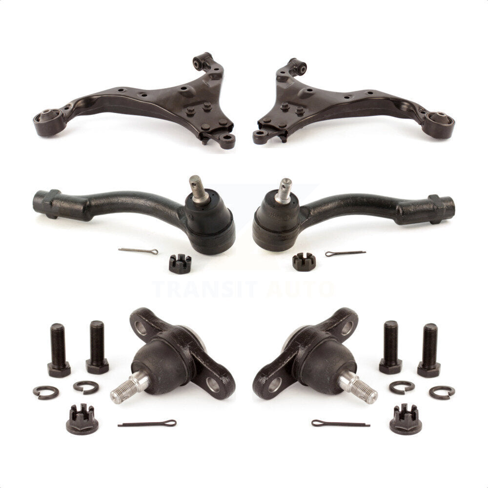 Front Suspension Control Arm With Tie Rod End And Ball Joint Kit (6Pc) For Kia Sportage Hyundai Tucson KTR-103997
