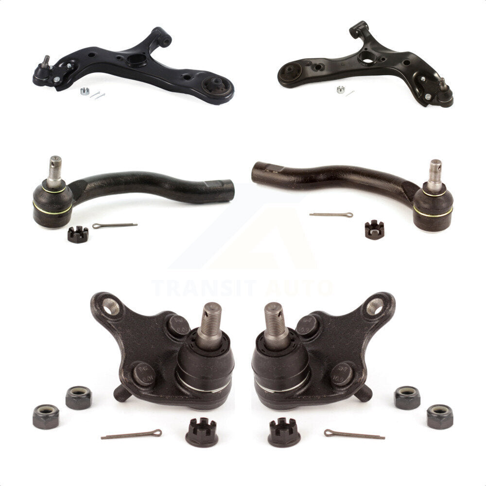 Front Suspension Control Arm With Tie Rod End And Ball Joint Kit (6Pc) For Scion tC Lexus HS250h KTR-104003