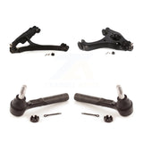 Front Suspension Control Arm Assembly And Tie Rod End Kit For 2005 Chevrolet Silverado 1500 RWD with Torsion Bar front springs Rack steering type KTR-104033