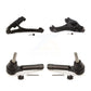 Front Suspension Control Arm Assembly And Tie Rod End Kit For 2005 Chevrolet Silverado 1500 RWD with Torsion Bar front springs Gear steering type KTR-104034