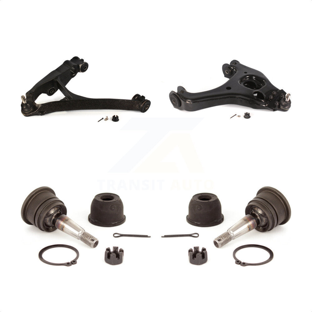 Front Suspension Control Arms And Upper Ball Joints Kit For 2005 Chevrolet Silverado 1500 RWD with Torsion Bar front springs KTR-104043