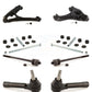 Front Suspension Control Arm And Ball Joint Assembly Steering Tie Rod End Stabilizer Bar Link Kit (8Pc) For 2005 Chevrolet Silverado 1500 RWD with Torsion front springs Gear steering type KTR-104054
