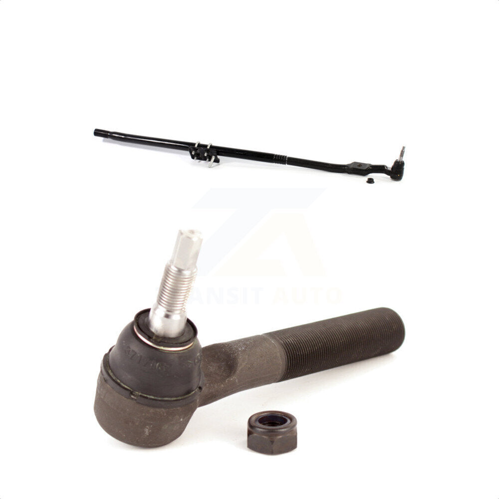Front Steering Tie Rod End Kit For 2008 Dodge Ram 1500 4WD With 8 Lug Wheels 6.10" Length Tampered Hole Mounted Damper KTR-104091