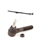 Front Steering Tie Rod End Kit For 2008 Dodge Ram 1500 4WD With 8 Lug Wheels 6.10" Length Tampered Hole Mounted Damper KTR-104091