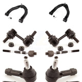 Front Suspension Control Arm And Ball Joint Assembly Steering Tie Rod End Stabilizer Bar Link Kit (8Pc) For 2004 Nissan Pathfinder Armada With 14mm Diameter Thread KTR-104140