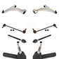 Front Suspension Control Arm And Ball Joint Assembly Steering Tie Rod End Stabilizer Bar Link Kit (8Pc) For Chevrolet Cruze Buick Verano Limited Volt KTR-104145