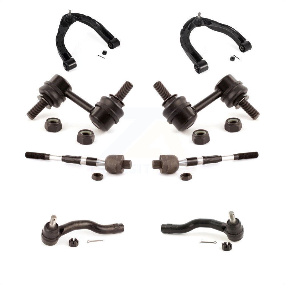 Front Suspension Control Arm And Ball Joint Assembly Steering Tie Rod End Stabilizer Bar Link Kit (8Pc) For Nissan TITAN Armada INFINITI QX80 QX56 Pathfinder KTR-104147
