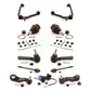 Front Control Arms Assembly And Lower Ball Joints Tie Rods Link Sway Bar Suspension Kit (13Pc) For Chevrolet Silverado 1500 GMC Tahoe Sierra Suburban Yukon XL Avalanche Cadillac Classic Escalade ESV EXT Without Frame Bracket KTR-104171