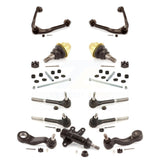 Front Control Arms Assembly And Lower Ball Joints Tie Rods Link Sway Bar Suspension Kit (13Pc) For 2000 GMC Yukon 5.7L Without Frame Bracket KTR-104175