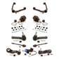 Front Control Arms Assembly And Lower Ball Joints Tie Rods Link Sway Bar Suspension Kit (13Pc) For Chevrolet Silverado 1500 GMC Sierra Without Frame Bracket KTR-104178