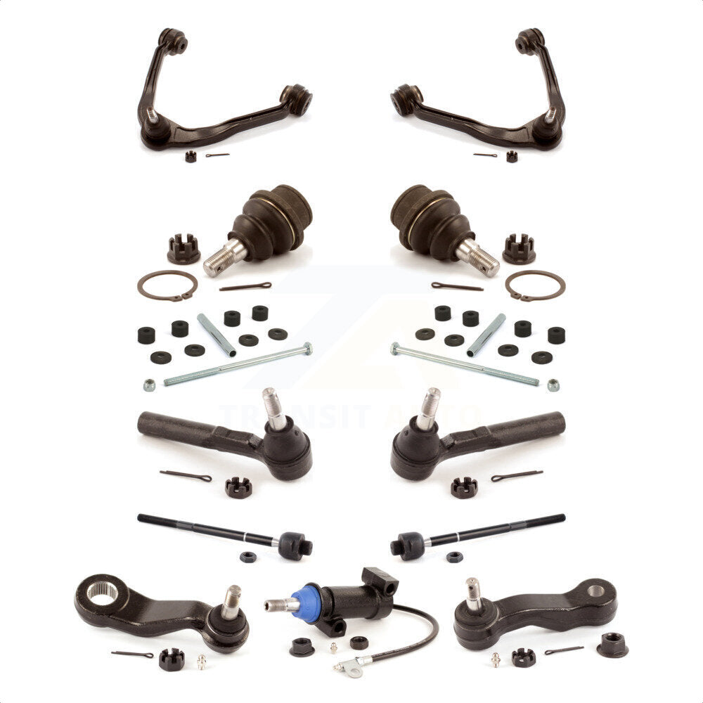 Front Control Arms Assembly And Lower Ball Joints Tie Rods Link Sway Bar Suspension Kit (13Pc) For Chevrolet Silverado 1500 Classic GMC Sierra Without Frame Bracket KTR-104182