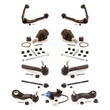 Front Control Arms Assembly And Lower Ball Joints Tie Rods Link Sway Bar Suspension Kit (13Pc) For Chevrolet Silverado 1500 Classic GMC Sierra Without Frame Bracket KTR-104182