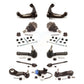 Front Control Arms Assembly And Lower Ball Joints Tie Rods Link Sway Bar Suspension Kit (13Pc) For Chevrolet Silverado 2500 GMC Sierra Suburban Yukon XL Without Frame Bracket KTR-104194