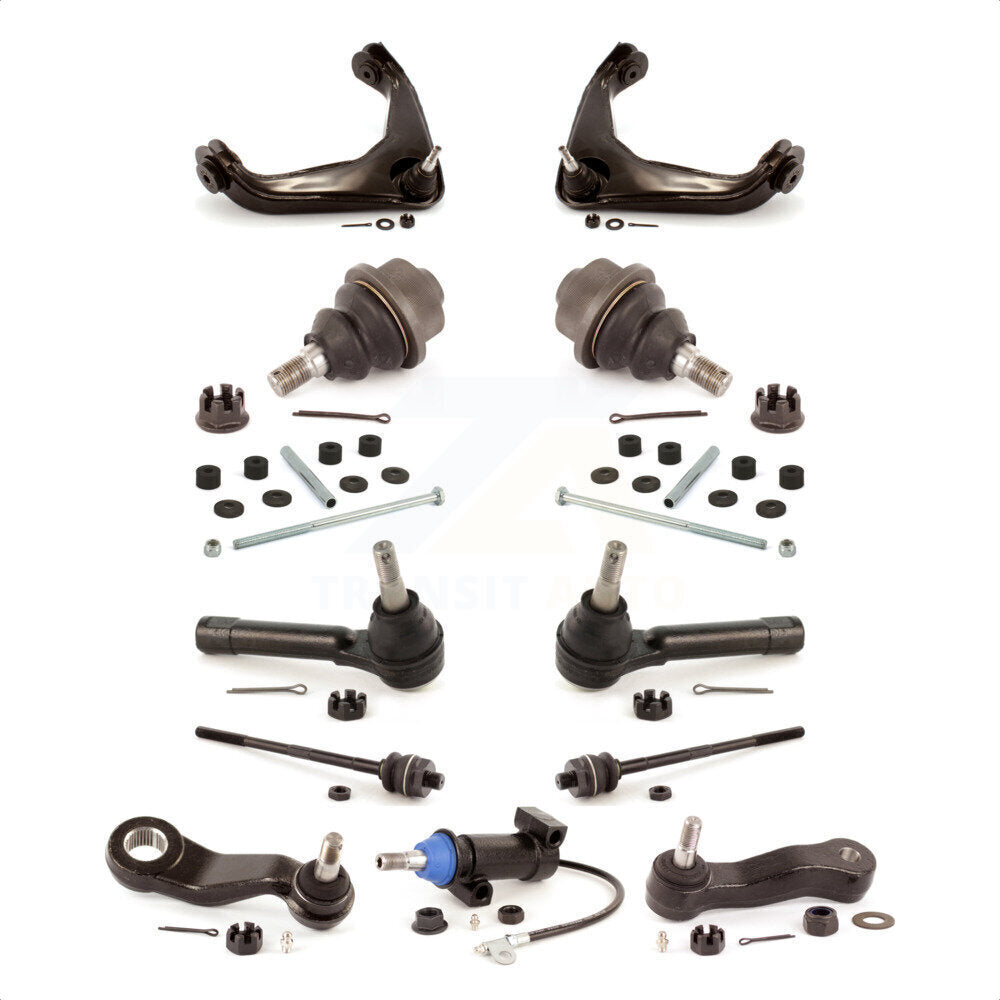 Front Control Arms Assembly And Lower Ball Joints Tie Rods Link Sway Bar Suspension Kit (13Pc) For Chevrolet Silverado 2500 GMC Sierra Suburban Yukon XL Without Frame Bracket KTR-104194