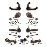 Front Control Arms Assembly And Lower Ball Joints Tie Rods Link Sway Bar Suspension Kit (13Pc) For Chevrolet Silverado 2500 GMC Sierra Suburban Yukon XL Without Frame Bracket KTR-104194