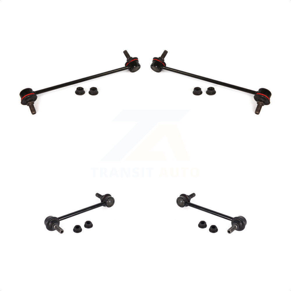 Front Rear Suspension Stabilizer Bar Link Kit For 2017 Jeep Compass AWD US Built VIN Begins With 1 KTR-104250