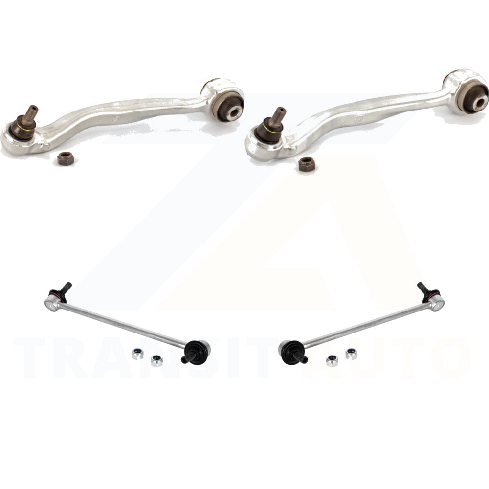 Front Suspension Control Arm And Ball Joint Assembly Stabilizer Bar Link Kit For 2010-2012 Mercedes-Benz C250 RWD With 12.05" Center to KTR-104325
