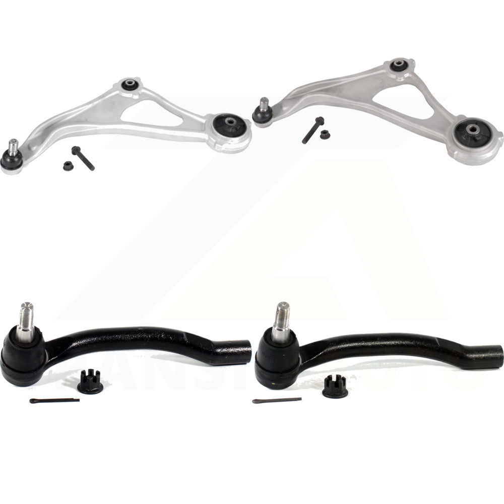 Front Suspension Control Arm Assembly And Tie Rod End Kit For 2020-2021 Nissan Maxima KTR-104337