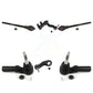 Front Steering Tie Rod End Ball Joints Idler Arm Pitman Kit For 2011-2019 Chevrolet Silverado 2500 HD GMC Sierra 3500 KTR-104432