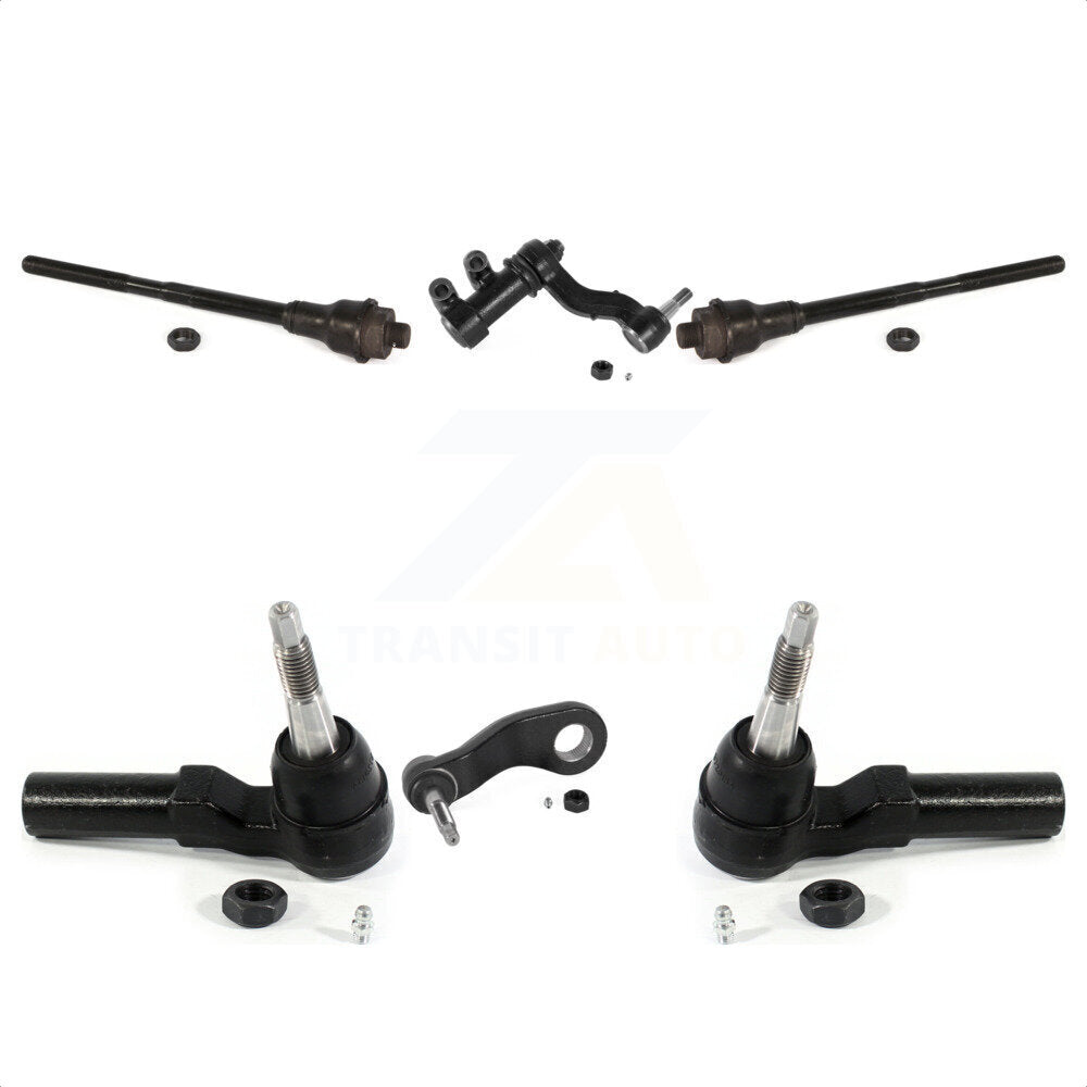 Front Steering Tie Rod End Ball Joints Idler Arm Pitman Kit For 2011-2019 Chevrolet Silverado 2500 HD GMC Sierra 3500 KTR-104432
