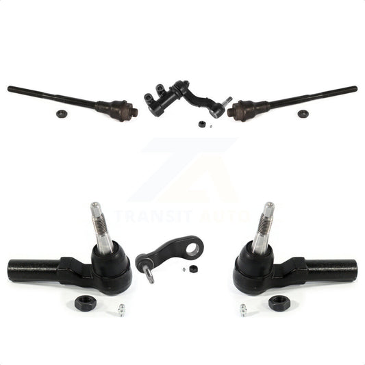 Front Steering Tie Rod End Ball Joints Idler Arm Pitman Kit For 2011-2019 Chevrolet Silverado 2500 HD GMC Sierra 3500 KTR-104432
