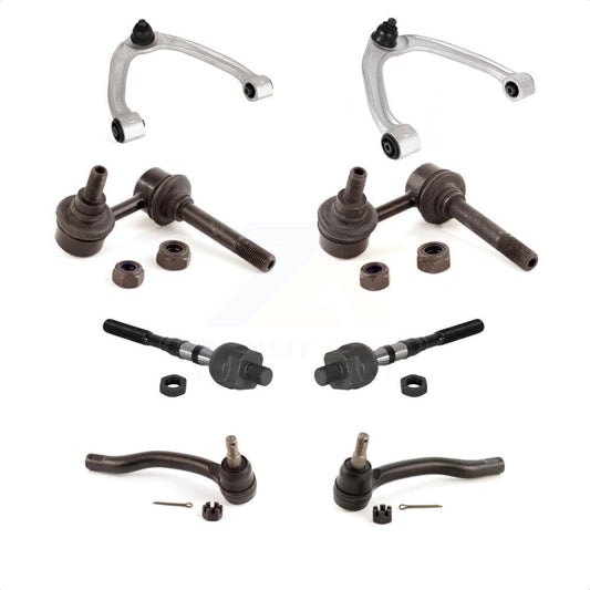 Front Suspension Control Arm And Ball Joint Assembly Steering Tie Rod End Stabilizer Bar Link Kit (8Pc) For INFINITI QX50 EX35 Q60 EX37 KTR-104443