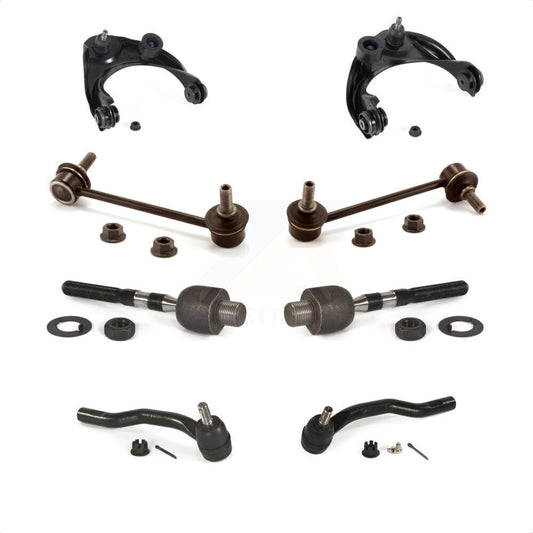 Front Suspension Control Arm And Ball Joint Assembly Steering Tie Rod End Stabilizer Bar Link Kit (8Pc) For 2009-2013 Mazda 6 With 17" Factory Wheels KTR-104445