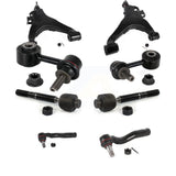 Front Suspension Control Arm And Ball Joint Assembly Steering Tie Rod End Stabilizer Bar Link Kit (8Pc) For Toyota Tundra Sequoia KTR-104447