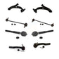 Front Suspension Control Arm And Ball Joint Assembly Steering Tie Rod End Stabilizer Bar Link Kit (8Pc) For 2014-2018 Mazda 3 Sport KTR-104450