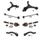 Front Suspension Control Arm And Ball Joint Assembly Steering Tie Rod End Stabilizer Bar Link Kit (8Pc) For 2014-2015 Honda Civic Si KTR-104454