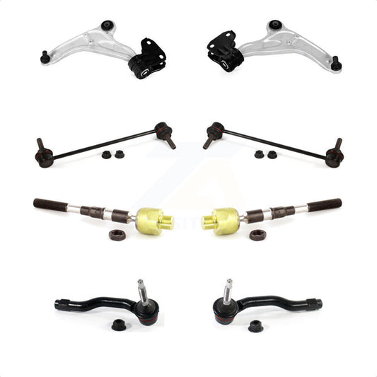 Front Suspension Control Arm And Ball Joint Assembly Steering Tie Rod End Stabilizer Bar Link Kit (8Pc) For 2015-2016 Ford Edge To 12 24 14 KTR-104459