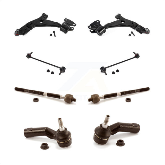 Front Suspension Control Arm And Ball Joint Assembly Steering Tie Rod End Stabilizer Bar Link Kit (8Pc) For 2014 Ford Transit Connect From 06 03 KTR-104460