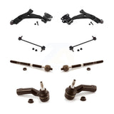 Front Suspension Control Arm And Ball Joint Assembly Steering Tie Rod End Stabilizer Bar Link Kit (8Pc) For 2014 Ford Transit Connect From 06 03 KTR-104460