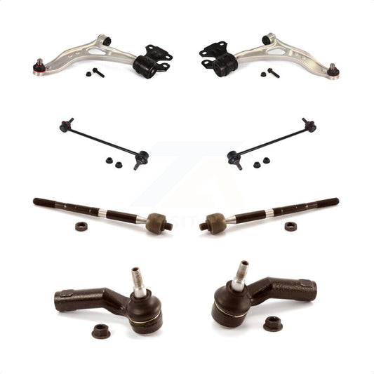 Front Suspension Control Arm And Ball Joint Assembly Steering Tie Rod End Stabilizer Bar Link Kit (8Pc) For 2015-2017 Ford C-Max KTR-104461