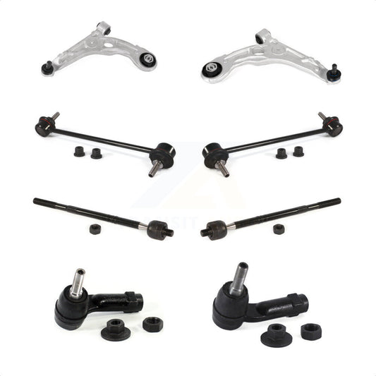 Front Suspension Control Arm And Ball Joint Assembly Steering Tie Rod End Stabilizer Bar Link Kit (8Pc) For Chrysler 200 With 17" Factory Wheels KTR-104462