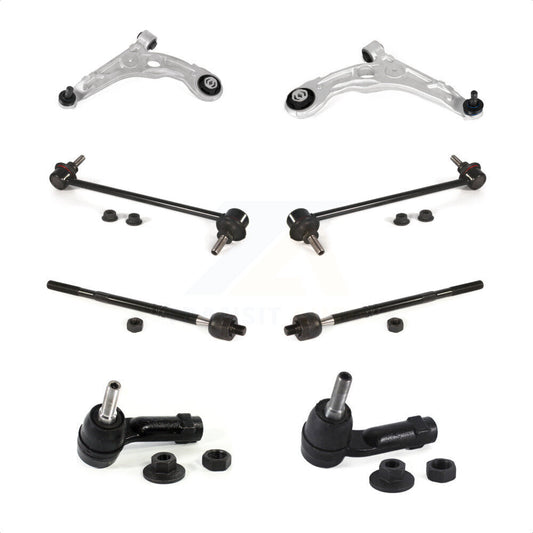 Front Suspension Control Arm And Ball Joint Assembly Steering Tie Rod End Stabilizer Bar Link Kit (8Pc) For 2013-2016 Dodge Dart KTR-104464