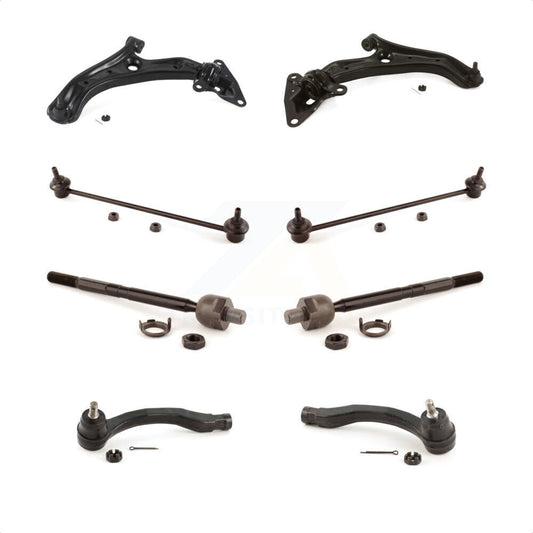 Front Suspension Control Arm And Ball Joint Assembly Steering Tie Rod End Stabilizer Bar Link Kit (8Pc) For Honda Fit KTR-104475