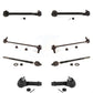 Front Suspension Control Arm And Ball Joint Assembly Steering Tie Rod End Stabilizer Bar Link Kit (8Pc) For 2010-2011 Hyundai Genesis Coupe To 09 15 10 KTR-104477
