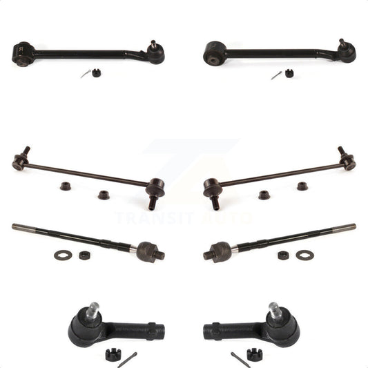 Front Suspension Control Arm And Ball Joint Assembly Steering Tie Rod End Stabilizer Bar Link Kit (8Pc) For 2010-2011 Hyundai Genesis Coupe To 09 15 10 KTR-104477